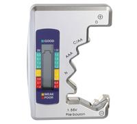 Tester digitale per batterie con display LCD, per verificare lo stato di carica, tester universale per batterie AA, AAA, C, D, 9 V, 1,5 V