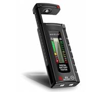Tester digitale per batterie con display LCD, tester universale per batterie AAA, AA, C, D, 9V e 1,5V a bottone, H preciso