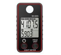 Tester digitale per illuminazione a LED, per interni ed esterni, con temperatura di colore e indice CR-per una valutazione accurata della luce (SK-8 202)