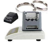 Tester Digitale Per Oro Densimetro Per Metalli Preziosi Analizzatore Densità Con Precisione 0,001g Per Oro Argento Platino Tester Elettronico Purezza Per Laboratori Gioielleria(600k+printer)