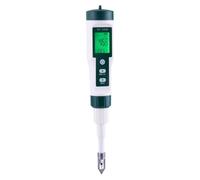 Tester digitale PH METER - Rilevatore di pH alimentare, controllo a campione solido | Dispositivo portatile ad alta precisione, sensore di calibrazione intelligente, lettura istantanea con display LCD