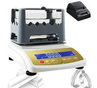 Tester Digitale Purezza Metalli Preziosi Con Misuratore Densità Ad Alta Precisione Analizzatore Carati Preciso For Oro Argento Platino Gravimetro Solido For Lingotti Gioielleria(600k+printer)