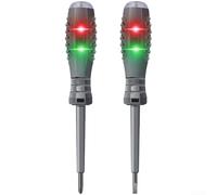 Tester elettrico del cacciavite con il sistema del LED per la differenziazione live/zero e la linea rilevazione di discontinuità (G)