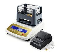 Tester Elettronico Della Purezza Dell'oro, Densimetro For Metalli | Test Oro Argento K Oro Palladio Platino, For Monete Lingotti E Banchi Di Pegno(600k+printer)