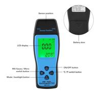 Tester EMF Compatto, Misurazione Radiazione Ad Alta Tensione | Rileva campi elettromagnetici, Display LCD chiaro, Blocco dati, Sicurezza domestica, Design intuitivo