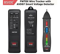 Tester Fibra Ottica, Fwt8x. Toner del cavo del tracker del filo di rete a doppia modalità RJ45 RJ11. Accurato Ethernet. LAN Tracer Analyzer Detector Line Finder(FWT8X-AVD07 Kit)