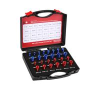Tester filettato per bulloni, 26 filettature interne ed esterne, strumento di misurazione portatile per macchinisti, tecnici, artigiani, lavoratori di produzione per un rapido riconoscimento del