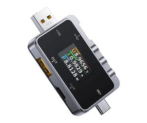 TESTER FNIRSI Usb Fnirsi Fnac-28 Usb-C Usb-A Per Controllare La Lunghezza Del Cavo E La Corrente