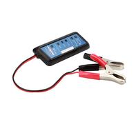 Tester for 12V car batteries and the charging circuit