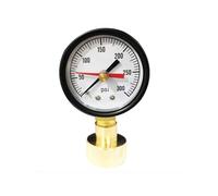 Tester for acqua da 2", attacco girevole filettato da 3/4" NPT, attacco superiore, 0-300 PSI-