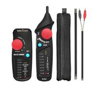 Tester for cavi di rete MAXRINEY FTW82 Analizzatore di tracciamento LAN Ethernet RJ45 RJ11 a doppia modalità Tester for la ricerca di linee
