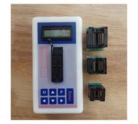 Tester for circuiti integrati, transistor a LED digitale, tester for chip IC, for, rilevatore di,Ampia applicazione(With 3 test sockets)