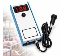 Tester for misurazione del grasso della schiena di maiale | Lettura digitale a LED, indicatori luminosi visibili, for misurazioni sul campo agricolo all'aperto