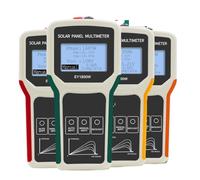 Tester for pannelli solari fotovoltaici, multimetro Voltmetro for strumento di test a tensione rilevamento MPPT automatico/manuale Visualizzazione chiara(1600W)