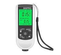 Tester for pellicole di vernice for auto da 0-2000 um, display digitale, tester for vernici for, misuratore spessore del rivestimento for automobili Per una varietà di materiali(White)