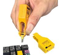 Tester Fusibili Auto Strumento 2-in-1 per Verifica Tensione Elettrica Auto | Rilevatore di precisione per fusibili bruciati per Uso Domestico Garage Industriale Camion Rimorchio