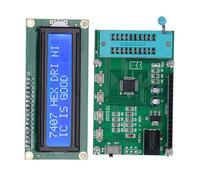 Tester IC digitale ZenithAur con tensione operativa 7-12 V CC, misuratore IC a risposta rapida per la ricerca di guasti in oltre 200 circuiti digitali serie 74/40