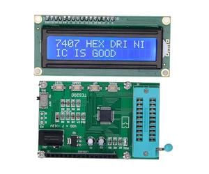 Tester IC TES200 Tester Digitale Integrato con Display LED, Misuratore di Porte Logiche IC con Tempo di Risposta Rapido, Design Compatto, per Integrazioni Digitali Serie 74 40