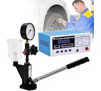 Tester Iniettori Common Rail CR-C, Multifunzione per Iniettori Diesel con Pompa Manuale per Test Atomizzazione, Pre-Iniezione, Scarico e Pieno Carico - Strumento Diagnostico Professionale