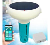 Tester Intelligente 7 In 1 Per L'acqua Della Piscina, Monitor Bluetooth Per Piscina, Ricarica Solare, Connessione Wi-Fi, Visualizzazione Remota, Condivisione Dei Dati, Per Piscine, Spa, Idroponica