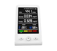 Tester intelligente per l ' ambiente interno con rilevamento 5 parametri e display a schermo per misuratore ' inquinamento atmosferico in spazi abitativi e luoghi lavoro