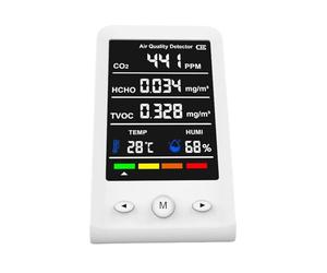 Tester intelligente per l ' ambiente interno con rilevamento 5 parametri e display a schermo per misuratore ' inquinamento atmosferico in spazi abitativi e luoghi lavoro