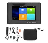 Tester IP CCTV portatile con schermo touch IPS 4" 4K H.265 TVI CVI AHD Analogico - Alimentazione DC12V e, test rapido per sistemi di videosorveglianza professionali