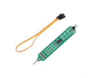 Tester logico Pen 5 V/3. per tester di circuiti digitali da 3 V High Low | 5 V/3. Per 3 V doppia tensione, LED rosso/verde/blu, stati alta/bassa/impedenza, design compatto da 12 cm, materiale ABS
