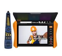 Tester multifunzione per telecamera IP 8K, schermo 8 K, H.265, 8 MP, TVI/CVI/AHD/SDI/CVBS, tester per cavi DMM TDR VFL, supporto 55 V POE+, porta SFP HDMI e VGA (modello: H12CLMOVTADHSEF)