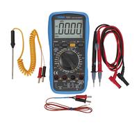 TESTER MULTIMETRO DIGITALE PROFESSIONALE CON SONDA TEMPERATURA FERVI T053