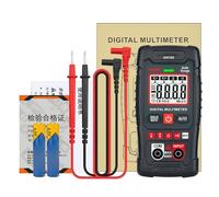 Tester Multimetro Digitale - Tester di Tensione Intelligente | Voltmetro ABS Handheld 11.6x6x2.8 Cm Con Gamma Automatica NCV Rilevamento Di Continuità Test Palmare Per La Misura Della Resistenza A