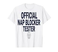 Tester Nap Blocker Ufficiale First Time Dad Maglietta