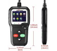 Tester OBDII/OBD2 EOBD II scanner KW680 lettore codice diagnostica centralina