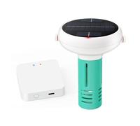 Tester per acqua, 7 In 1 misuratore di cloro PH ORP EC TDS Salinità Temp CL acqua salata Ppm Tester APP Monitor di controllo for piscina Spa(Gateway)