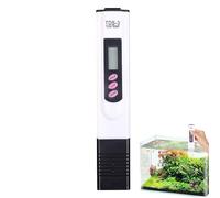 Tester per acqua - PVC 15,5 x 3,1 x 2,3 cm | Misuratore d'acqua potabile digitale intelligente 2 in 1 con tester preciso, portatile, digitale, multifunzionale, cultura, acquario, piscina, spa, idroro