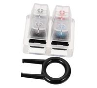 Tester per Albero Tastiera Base in Acrilico, Cherry | 4 Assi, Colori Nero Rosso e Tè Verde, Abs Leggero e Portatile, Uso Professionale o Personale Colore Casuale