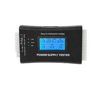 Tester per Alimentatore ATX per PC - Tester Digitale PSU 20/24 Pin con Monitoraggio Tensione per ATX/BTX/ITX/SATA/HDD - Verifica +3.3V, +5V, +12V, 12V, 5V & VSB - Design Compatto 12,07cm con Allarme