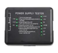 Tester per alimentatori BTX con schermo LCD, visualizzazione della tensione e allarme acustico, strumento diagnostico digitale universale per PC ATX