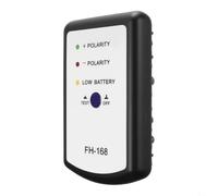 Tester per altoparlanti auto per sistema HiFi Polarity Check altoparlante | Alloggiamento nero, indicatore di polarità preciso, adatto a tutti gli altoparlanti auto, facile da usare, design compatto