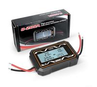 Tester per batteria RC200A e misuratore di potenza digitale con intervallo di tensione da 0 60 V e capacità di corrente da 100 A a 200 A, con display retroilluminato per un'analisi precisa