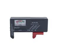Tester per batterie da 1,5 e 9 volt. Misuratore della batteria con pulsante tester digitale. Tester di batterie universale.