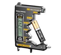 Tester per batterie - Rilevatore di tensione display LCD per AA AAA C D 9 V e batteria a bottone, tester digitale portatile per litio da 3,7 V, strumento per telecomandi e apparecchi domestici