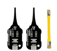 Tester per bobina della scheda madre, strumento di rilevamento induttore, per ricerca di guasti a induzione elettromagnetica su PCB alimentatori e dispositivi elettronici con indicatore LED verde (2