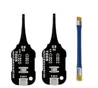 Tester per bobina della scheda madre, strumento di rilevamento induttore, per ricerca di guasti a induzione elettromagnetica su PCB alimentatori e dispositivi elettronici con indicatore LED verde (2
