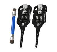 Tester per bobine - Professionale portatile di precisione a 2 pezzi | Tester di induttanza elettromagnetica nel circuito - Per circuiti stampati