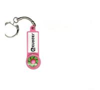 Tester per campo magnetico senza contatto per valvole magnetiche, tester di direzione di rotazione, strumento di rilevamento con LED e portachiavi, alloggiamento in ABS, verde (rosa)