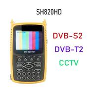 Tester per cavi, 2 pezzi SH-820HD DVB-S2 DVB-T/T2 Rilevatore satellitare digitale con telecamera CCTV AHD TVI CVI Tester misuratore di segnale portatile,per la casa(SH820 With CCTV)