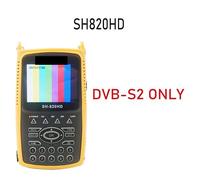 Tester per cavi, 2 pezzi SH-820HD DVB-S2 DVB-T/T2 Rilevatore satellitare digitale con telecamera CCTV AHD TVI CVI Tester misuratore di segnale portatile,per la casa(SH-820 only)