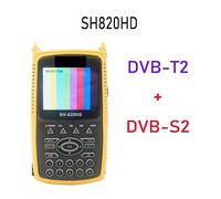 Tester per cavi, 2 pezzi SH-820HD DVB-S2 DVB-T/T2 Rilevatore satellitare digitale con telecamera CCTV AHD TVI CVI Tester misuratore di segnale portatile,per la casa(SH-820 Without CCTV)
