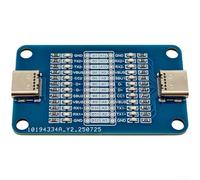 Tester per cavi dati di tipo C con indicatori LED portatili a doppia testa e funzionalità di test completa a 24 pin per una verifica affidabile dei cavi